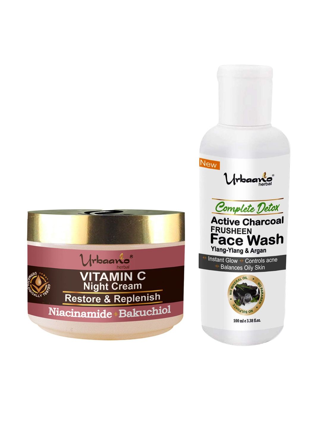 Urbaano Herbal Vitamin C Active Charcoal Skin Care Gift Set-image-36