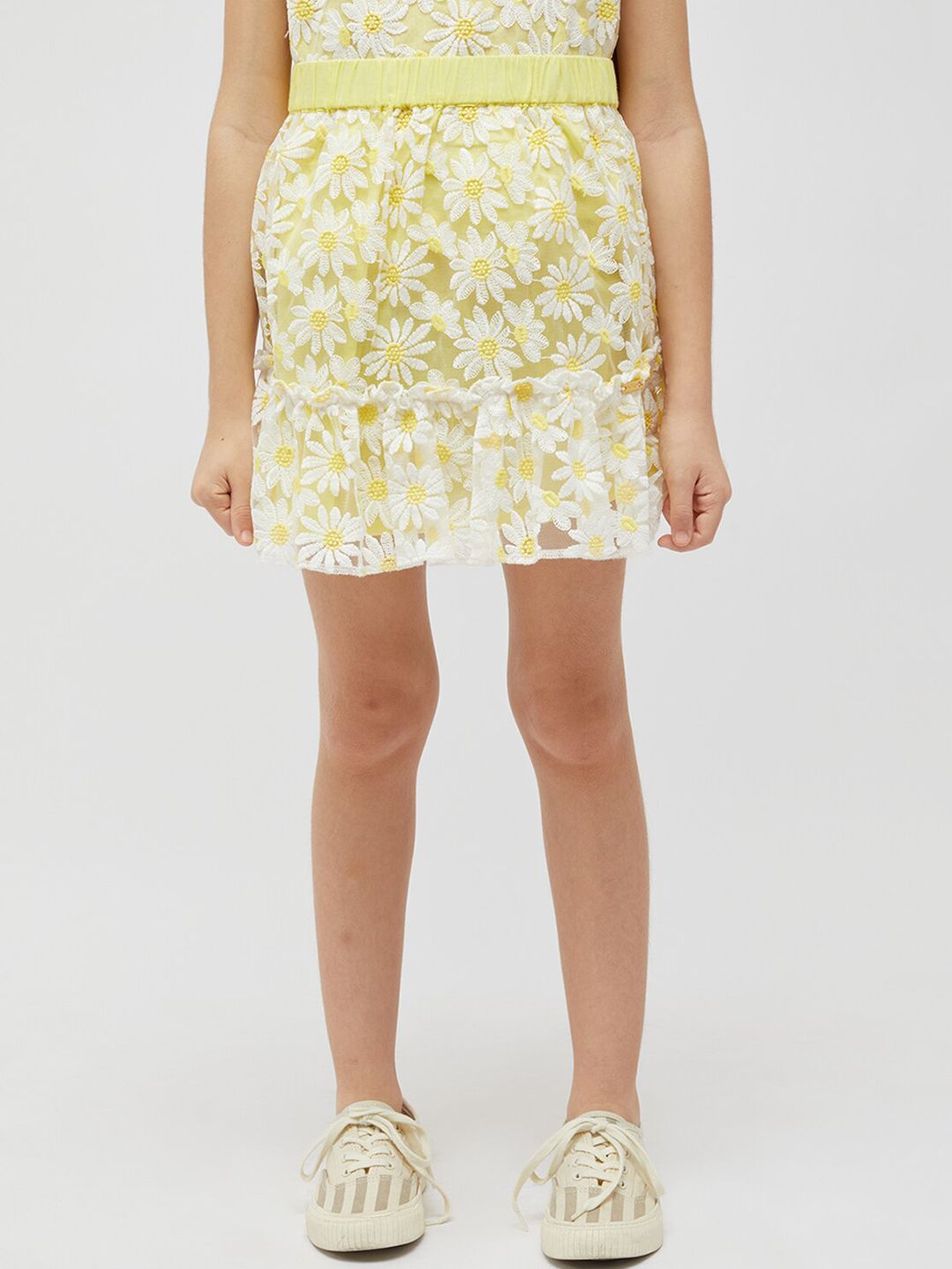 One Friday Girls Embroidered A-Line Mini Skirt-picture-39