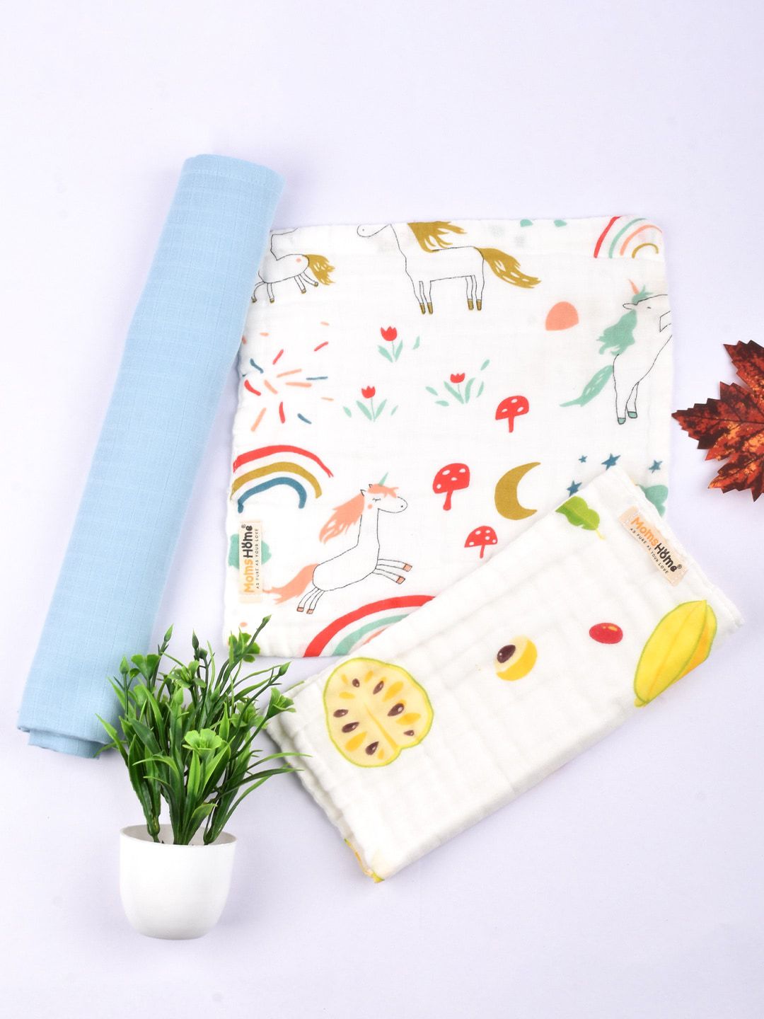 Moms Home Infants Set Of 3 Printed Nappy Combo-picture-37