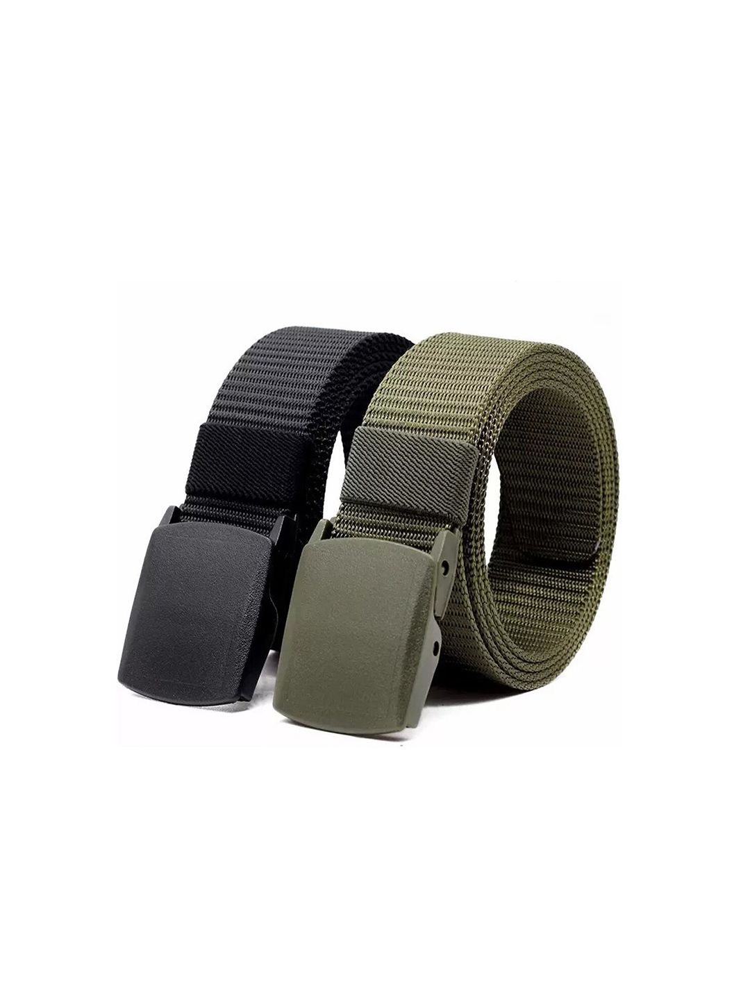 Kastner Men Set Of 2 Canvas Textured Wide Belt-picture-30