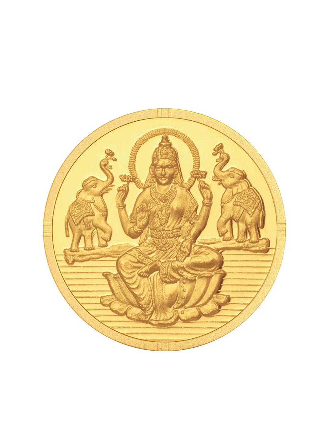 MELORRA Goddess Lakshmi 24KT Gold Coin-2 gram