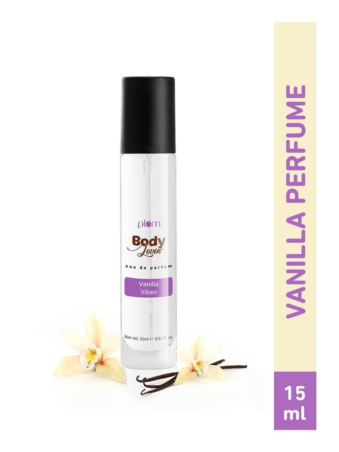 Plum Women BodyLovin' Vanilla Vibes Long Lasting Warm Vanilla Eau De Parfum - 15ml-image-3