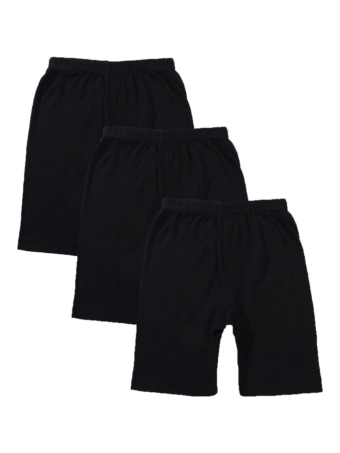 Bodycare Kids Girls Pack Of 3 Mid-Rise Cotton Shorts-picture-36