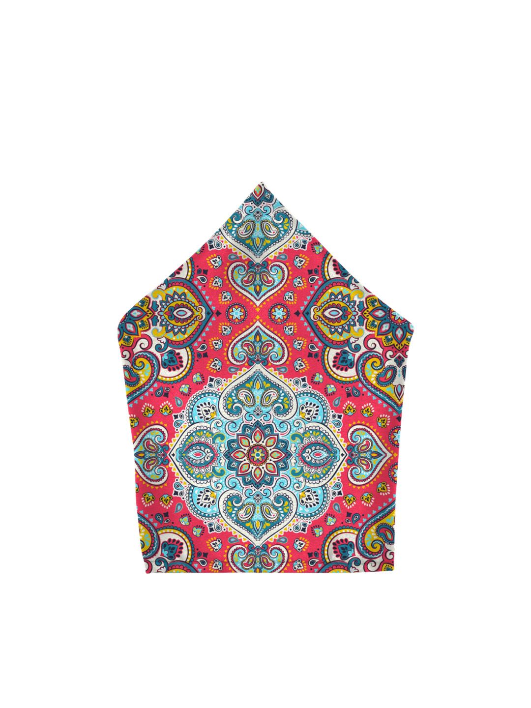 Blacksmith Men Ethnic Motifs Printed Satin Pocket Square-picture-29