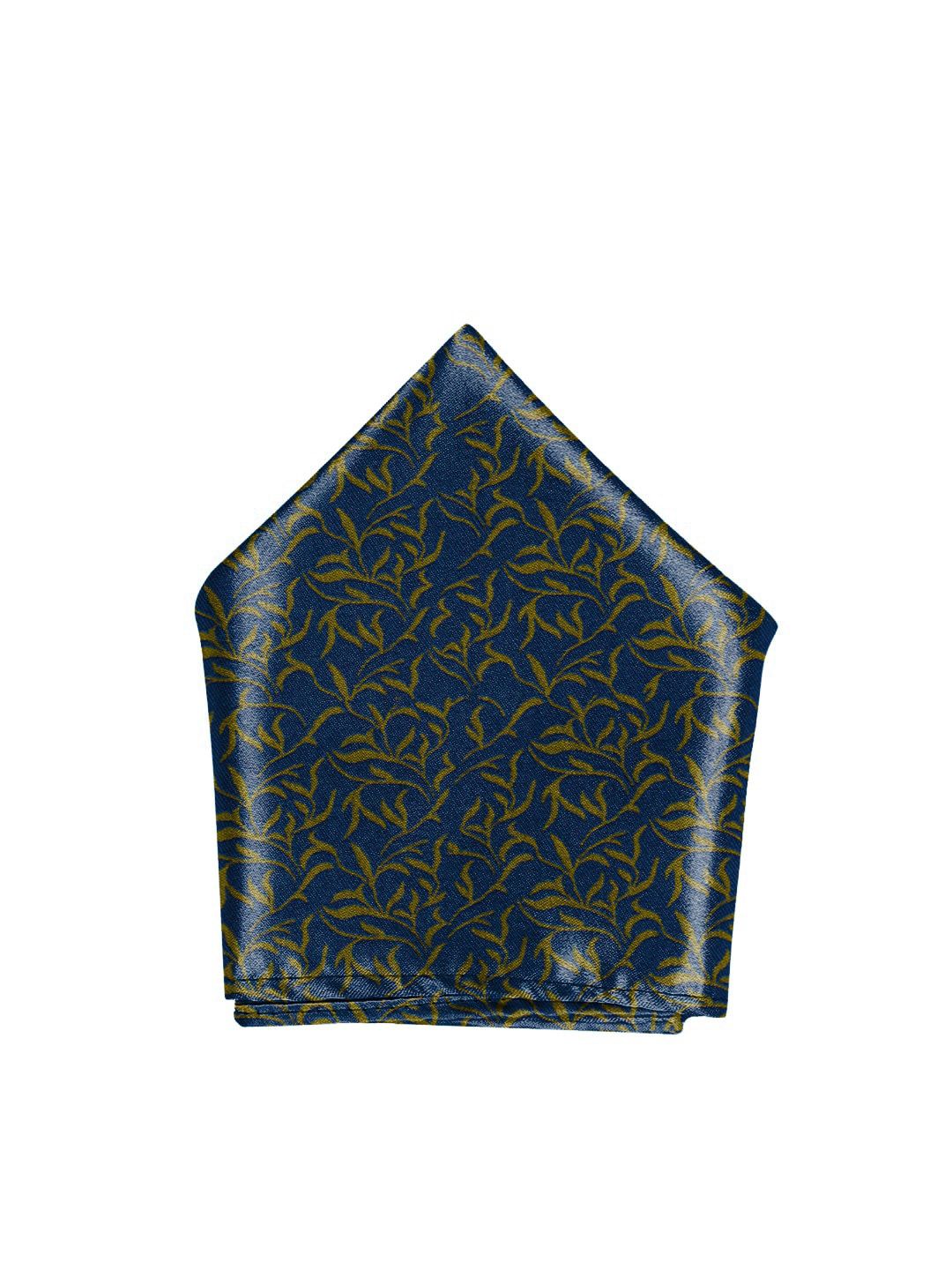 Blacksmith Men Leaves Printed Satin Pocket Square-picture-25