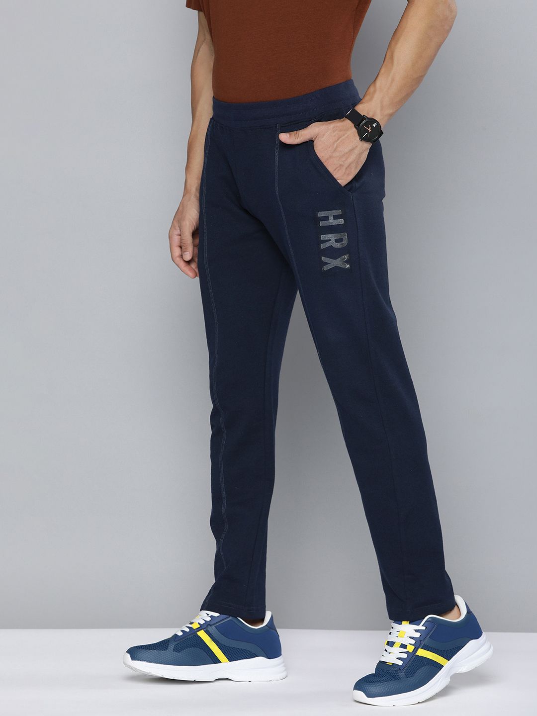 Alcis Trackpants  Buy Alcis Men Blue Solid Track Pants With Side Detail  Online  Nykaa Fashion