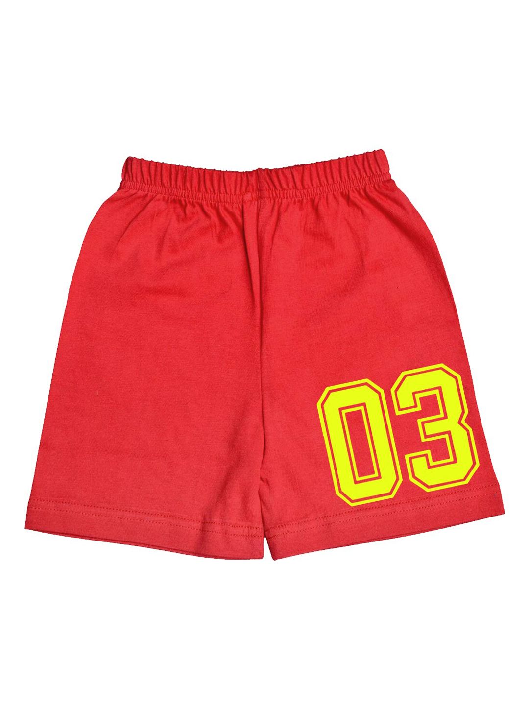 A.T.U.N. Boys Typography Printed Mid Rise Knitted Cotton Shorts-picture-29