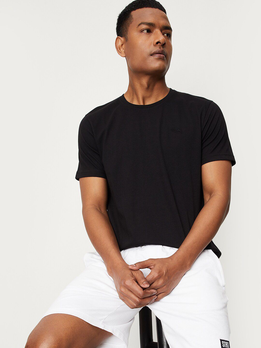 max Round Neck Short Sleeves Cotton Lounge Tshirts-picture-12