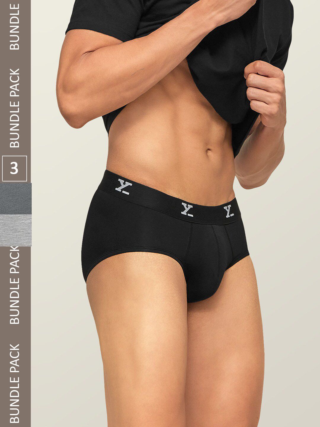 XYXX Men Pack of 3 IntelliSoft Antimicrobial Micro Modal Briefs-picture-31