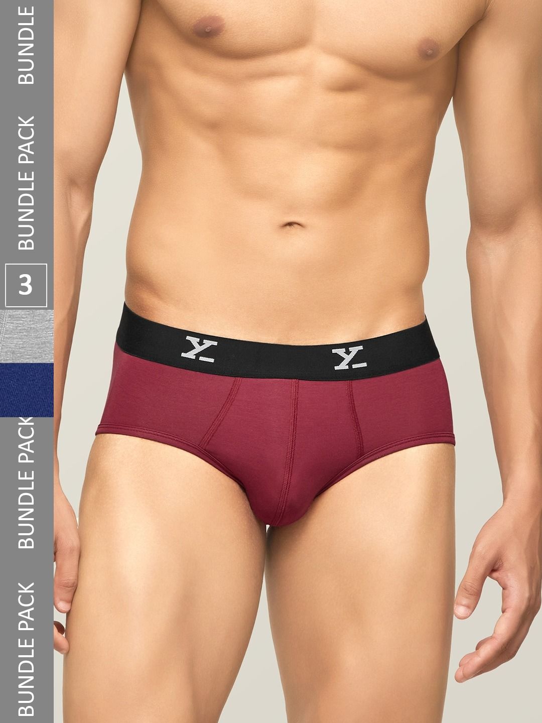 XYXX Men Pack of 3 IntelliSoft Antimicrobial Micro Modal Briefs-picture-19