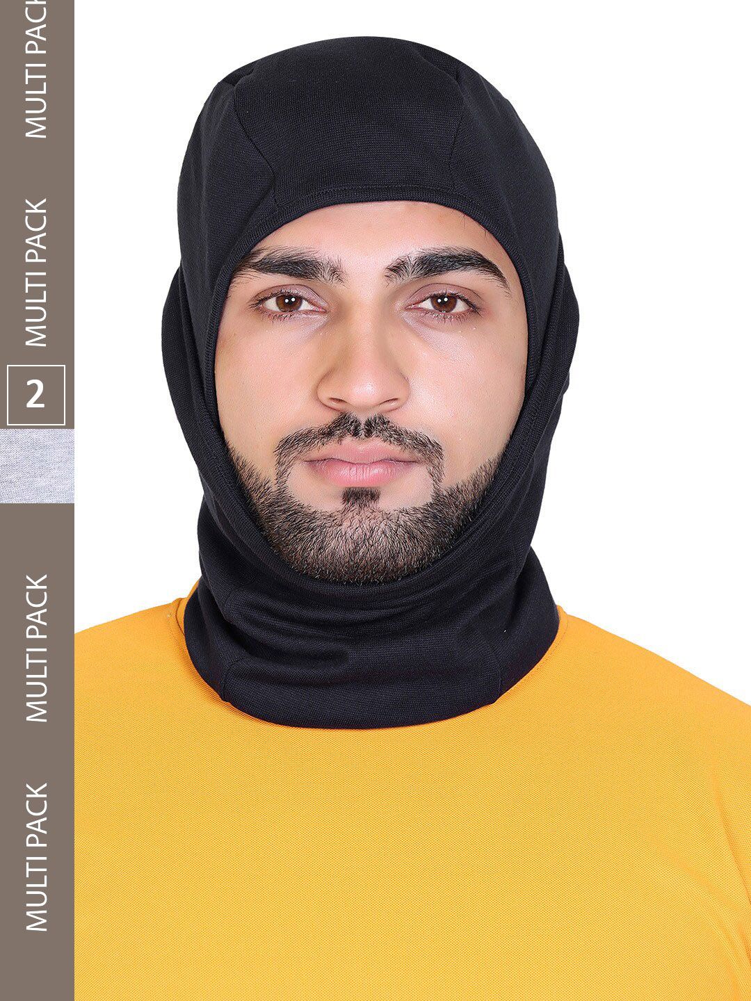 Gajraj Pack Of 2 Reusable Cotton Balaclava Full Face Masks-picture-9