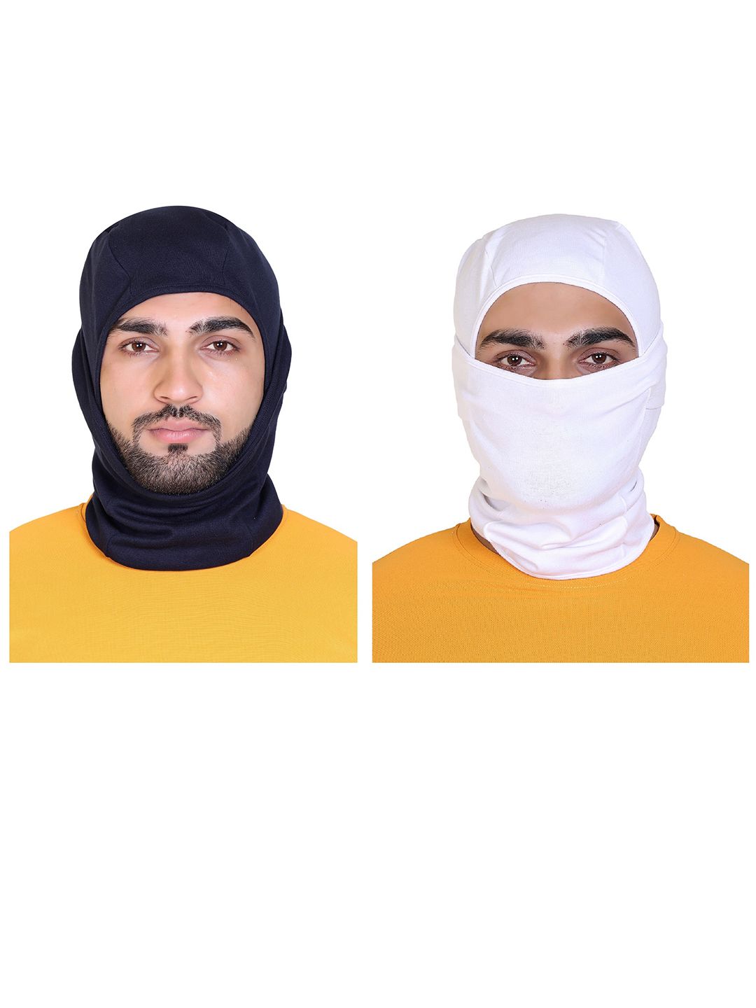 Gajraj Pack Of 2 Reusable Cotton Balaclava Full Face Masks-picture-7