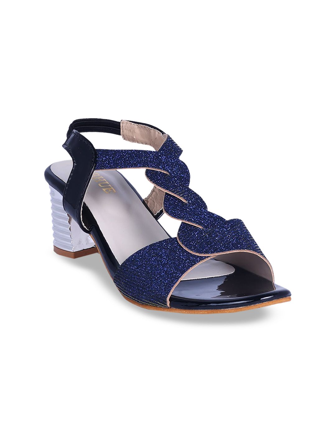FABBHUE Open Toe Embellished Block Heels-picture-38