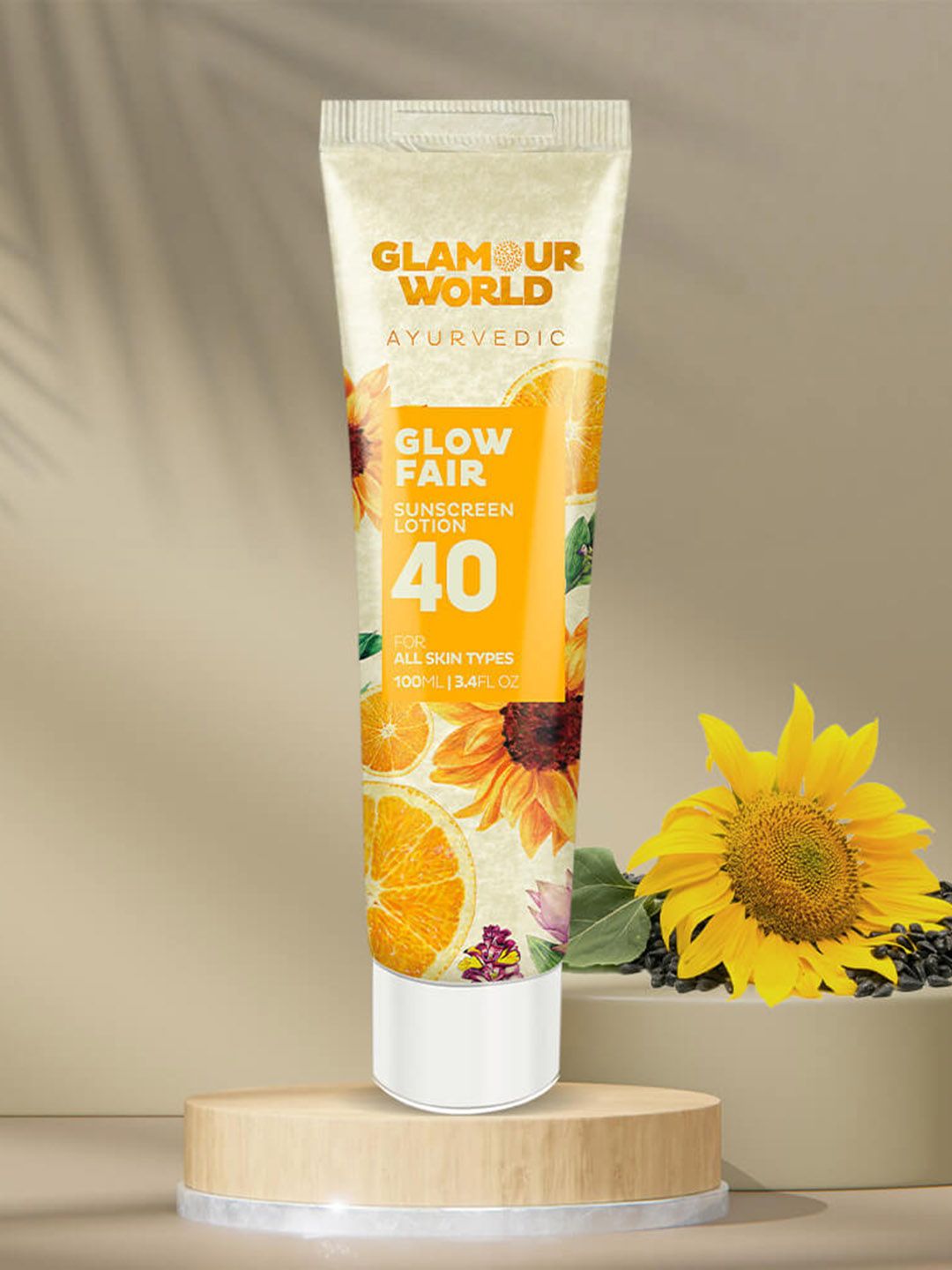 Glamour World Ayurvedic Glow Fair 40 Sunscreen - 100ml-picture-35