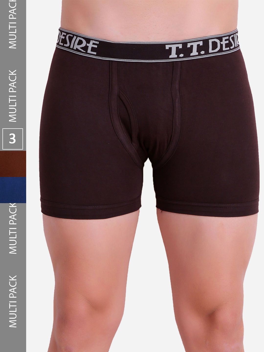 T.T. Pack Of 3 100% Combed Cotton Trunks-picture-35