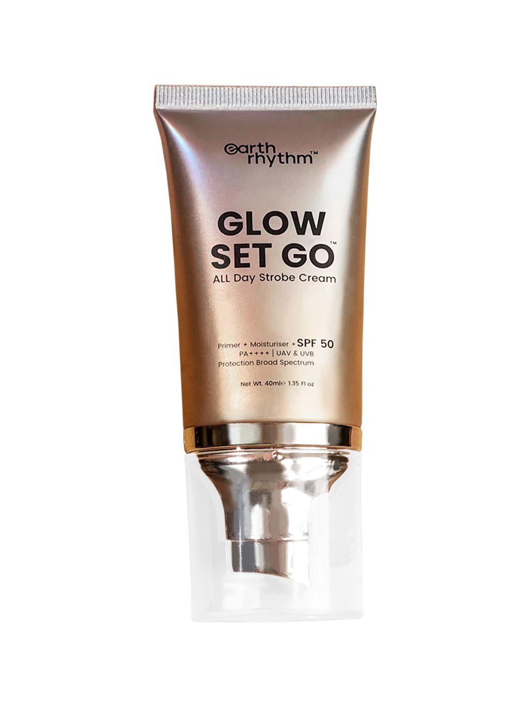 Earth Rhythm Glow Set Go All Day Strobe Cream, Primer, Moisturiser SPF 50 - Pearly Glow-image-20