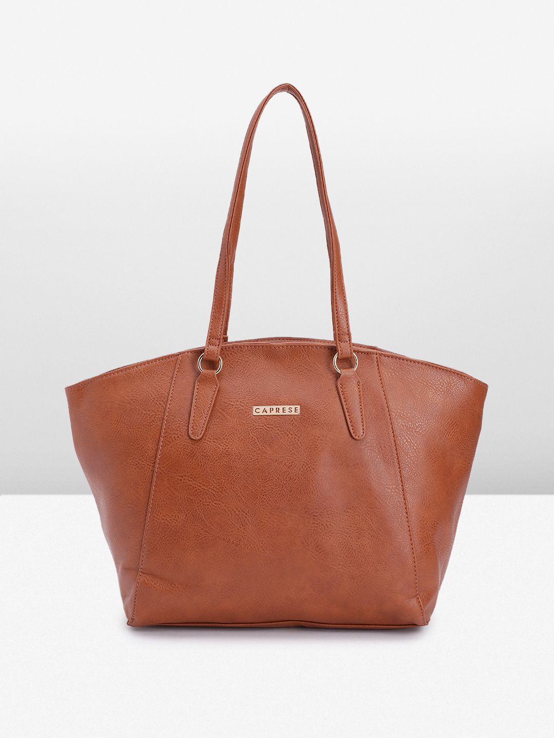 Caprese Textured Oversized Structured Shoulder Bag-image-13