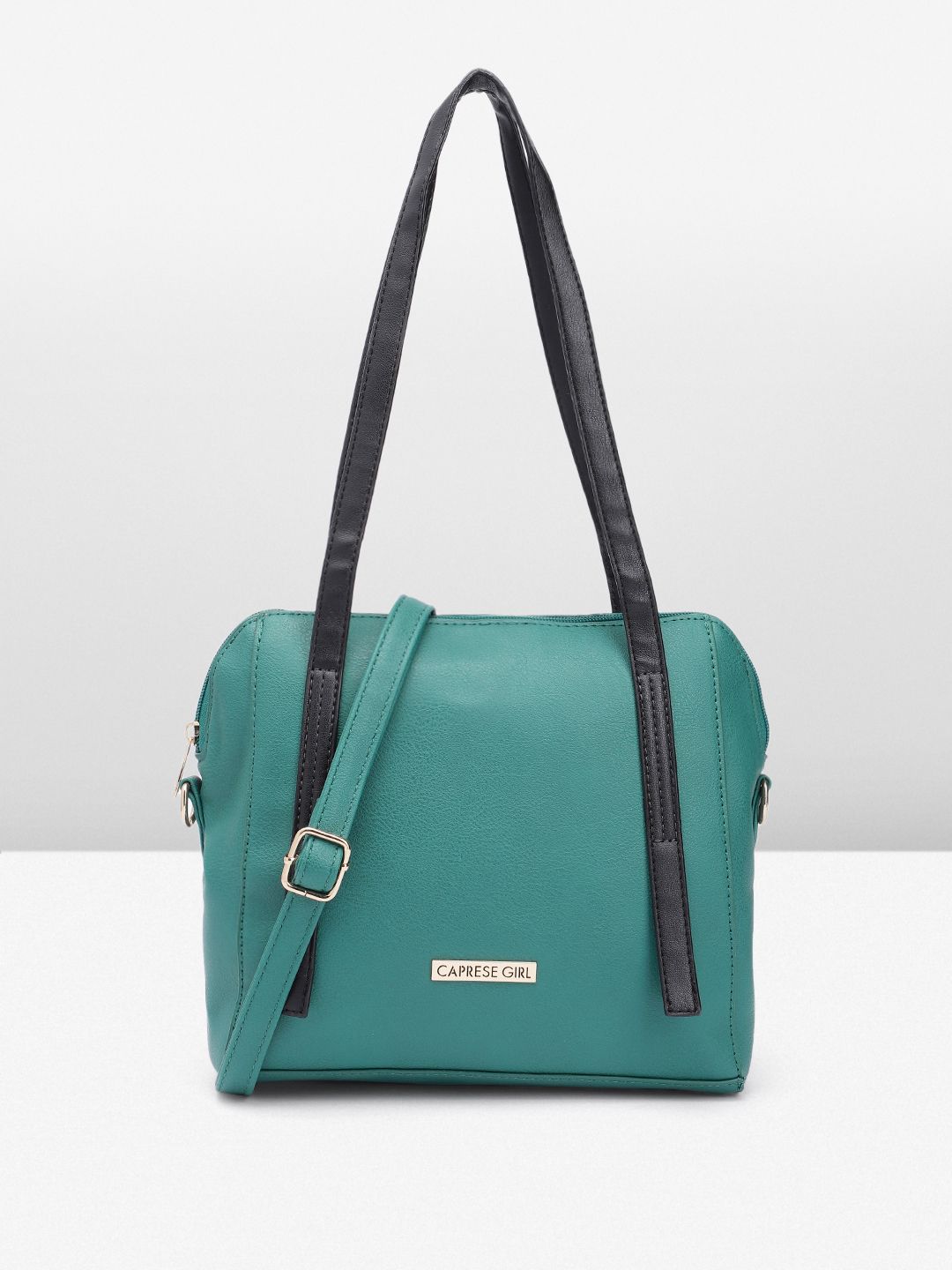 Caprese Light Textured Regular Structured Shoulder Bag-image-13