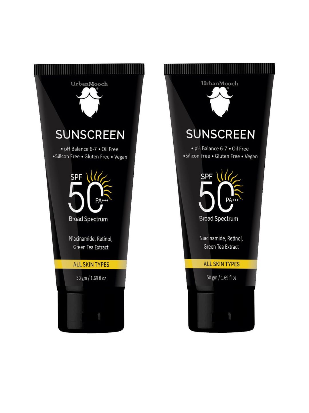 UrbanMooch Men Set Of 2 SPF 50 PA+++ Broad Spectrum Sunscreens-50gm Each-picture-34