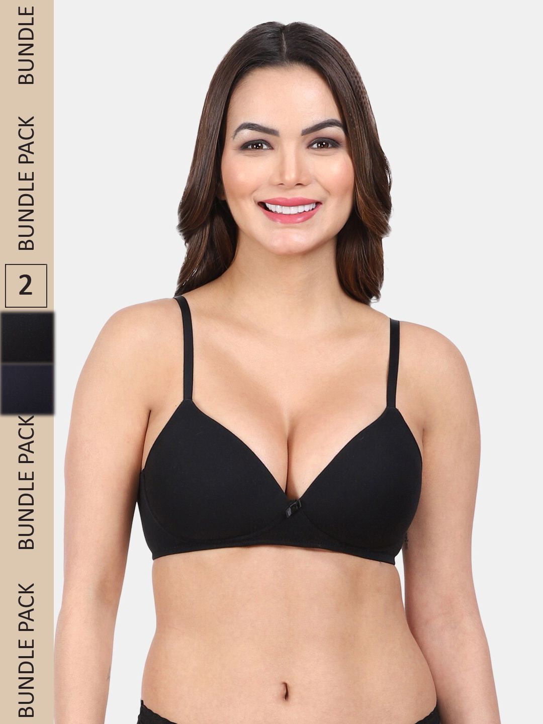Amour Secret Pack Of 2 Medium Coverage Lightly Padded All Day Comfort Seamless T-Shirt Bra-picture-33