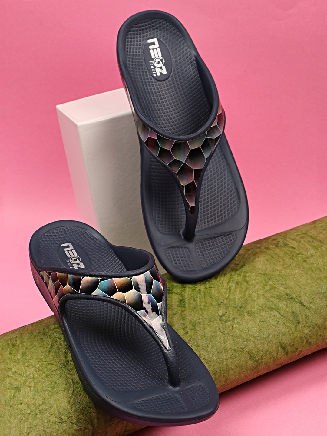 Buy Khaki Flip Flop & Slippers for Men by NEOZ Online | Ajio.com-gemektower.com.vn