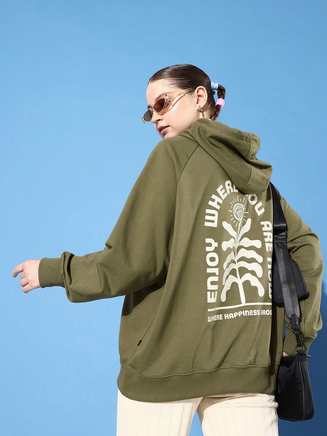 Buy Roadster The Roadster Life Co. Printed Hooded Sweatshirt at Redfynd