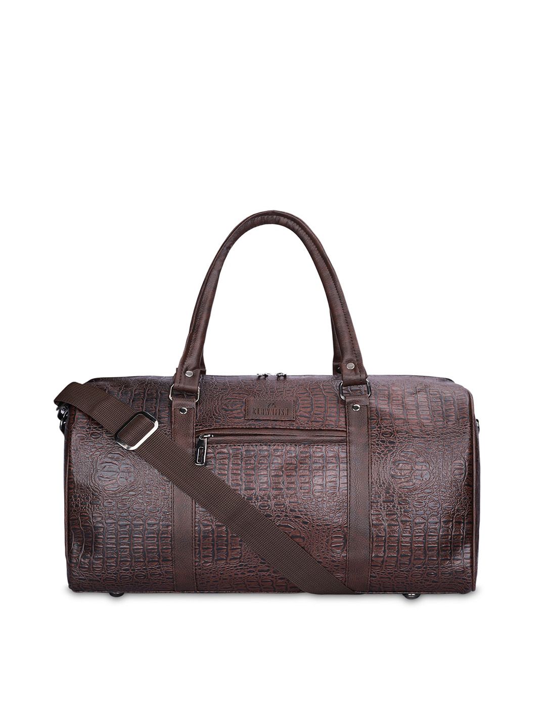 THE CLOWNFISH Textured Large Duffel Bag-picture-18