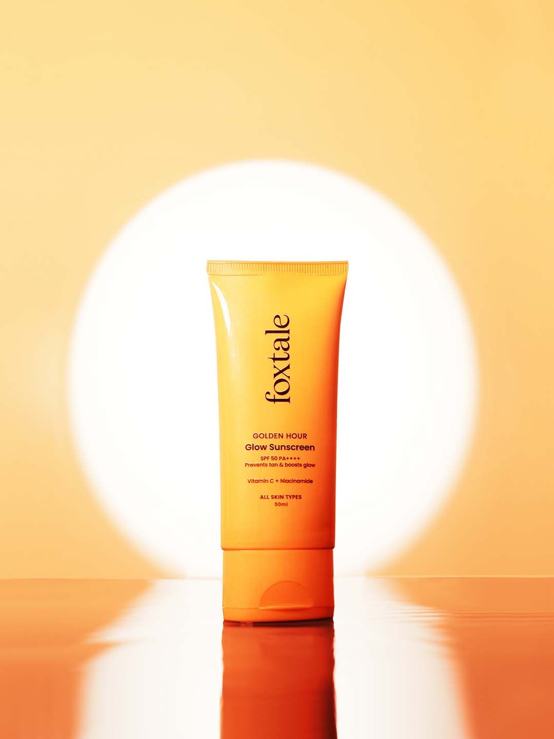 FoxTale Vitamin C & Niacinamide Essentials Brightening SPF 50 Sunscreen -50ml