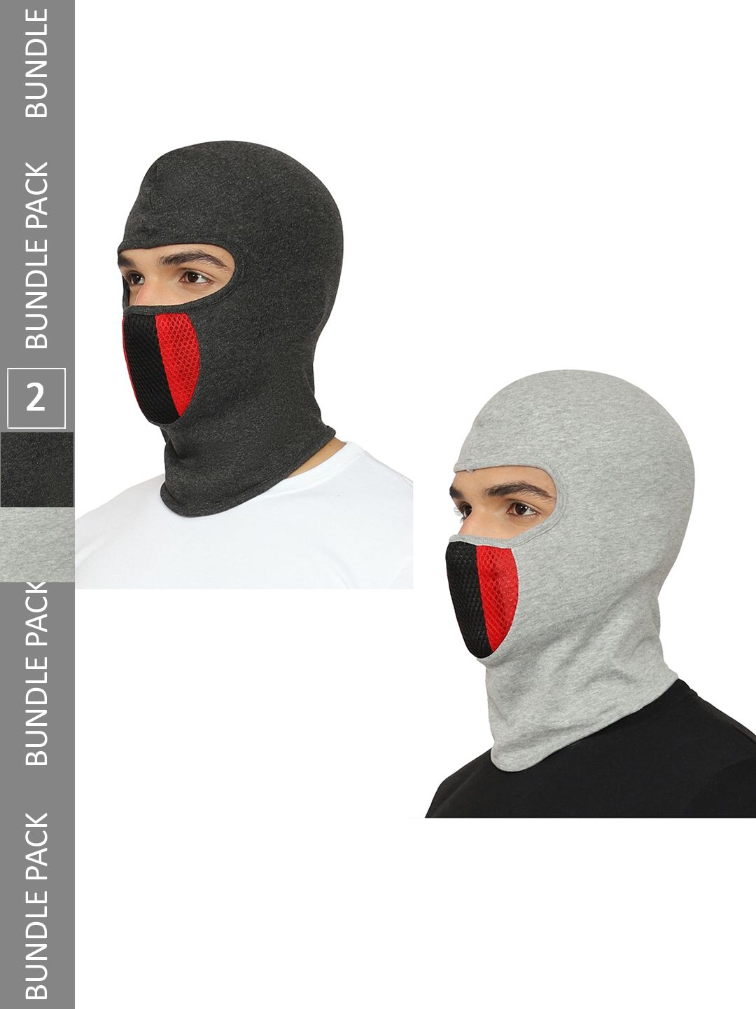 Gajraj Pack Of 2 Reusable Balaclava Face Masks With Air Filter Mesh-picture-42