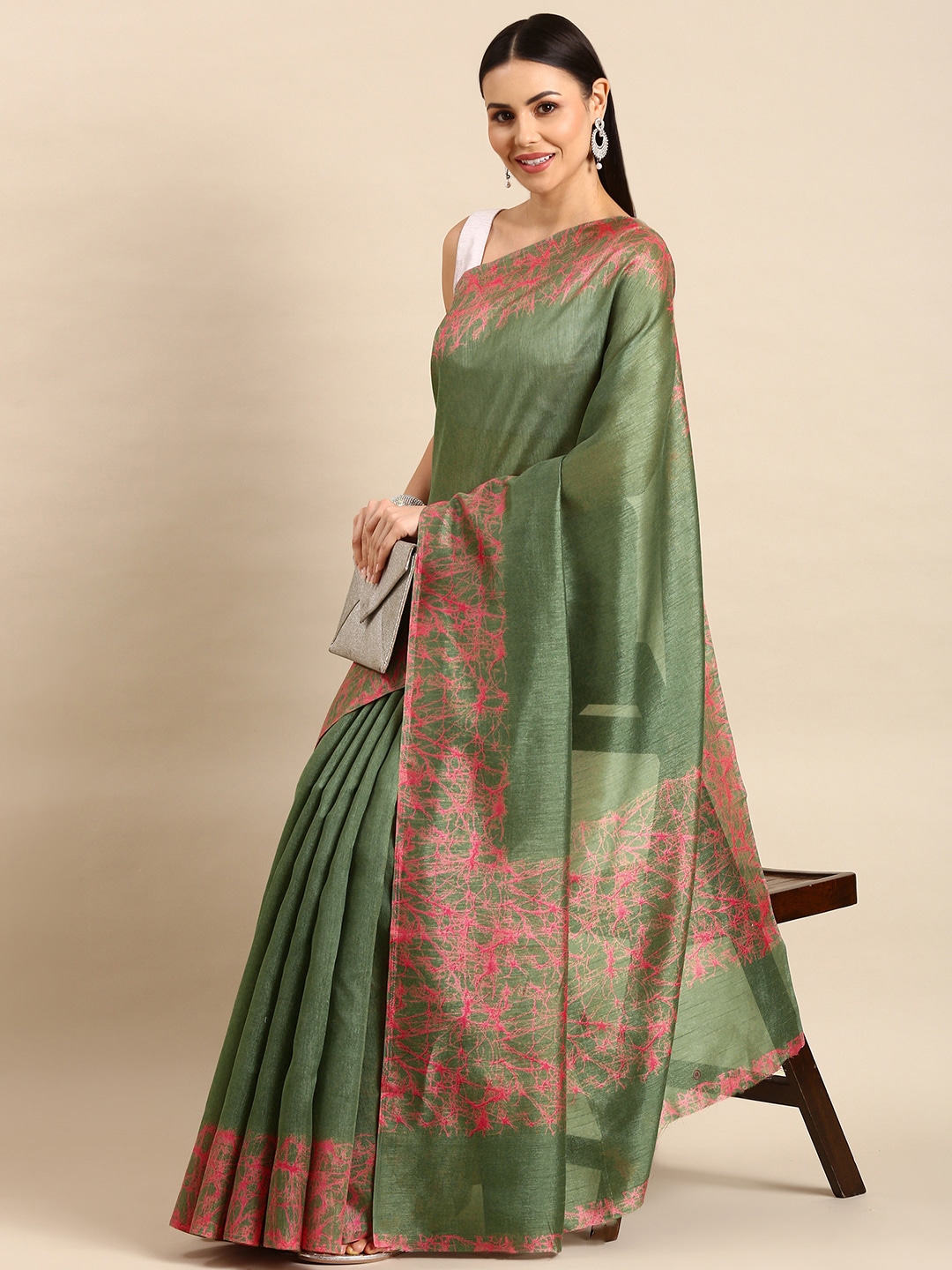 Buy Suta Mustard & Purple Woven Saree for Women Online @ Tata CLiQ