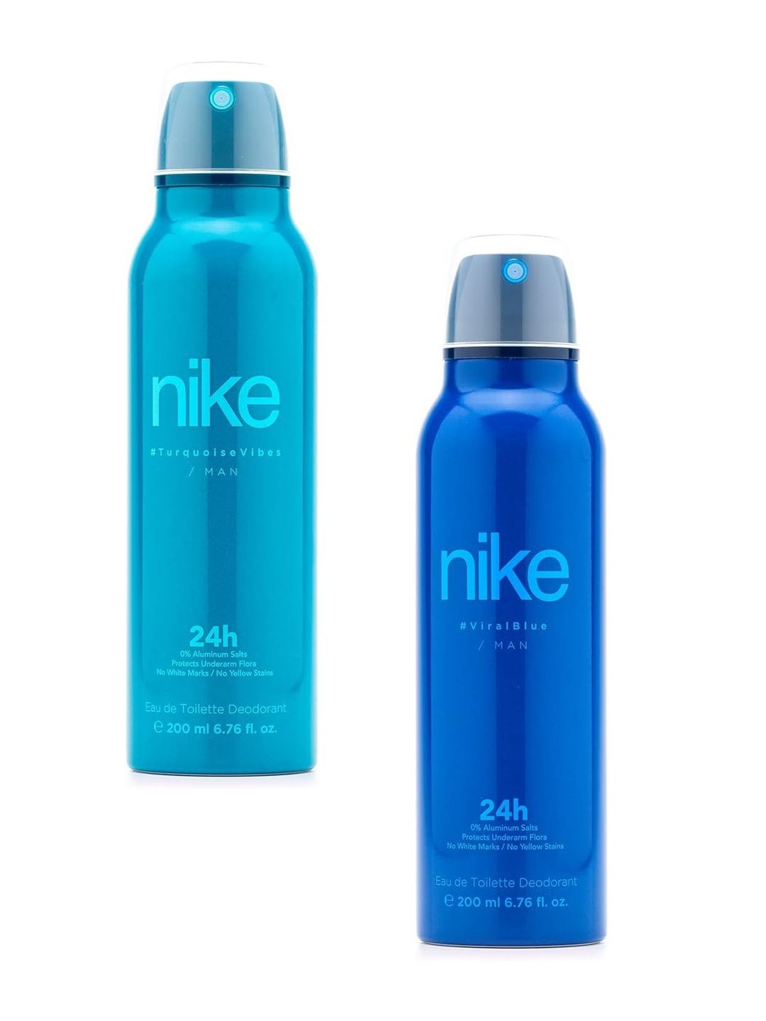 Nike Men Set of Turquoise Vibes & Viral Blue Eau De Toilette Deodorant - 200 ml each-image-48