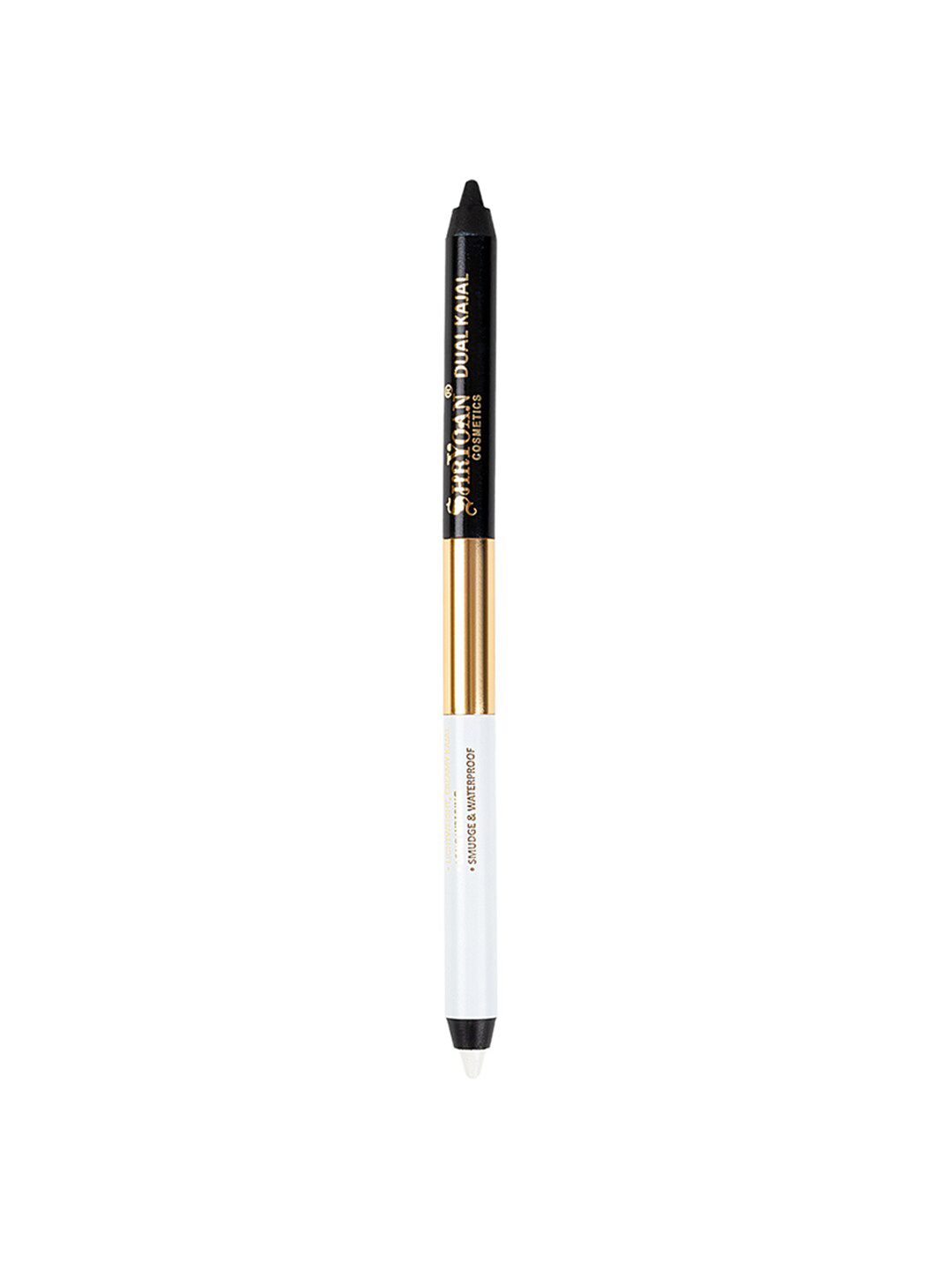 SHRYOAN Dual Kajal With Sharpener - Black & White-picture-50