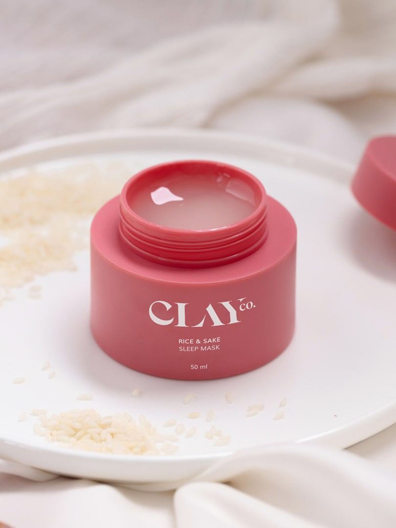 CLAYco. Rice & Sake Sleep Face Mask For Glass Glowing skin - 50ml-image-12