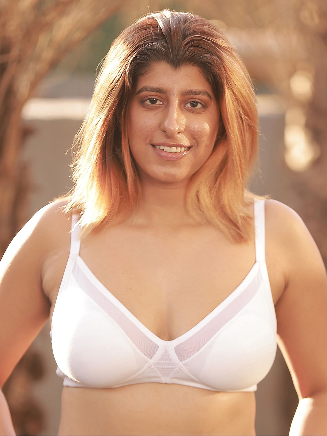 Soie Women Non Padded Non Wired Medium Coverage Cotton Spandex Bra