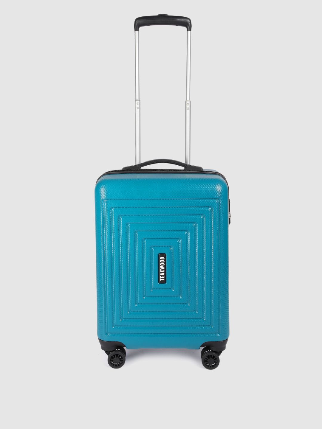 Teakwood Leathers Echo Textured 360 Degree Rotation Hard Cabin Trolley Bag - 55 CM-image-32