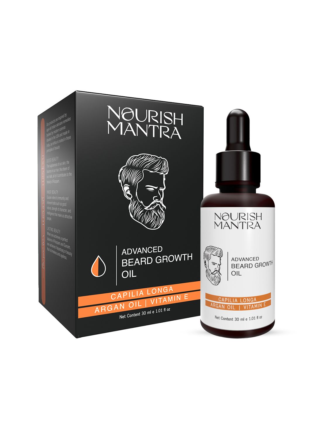 Nourish Mantra Men Advanced Beard Growth Oil - 30ml