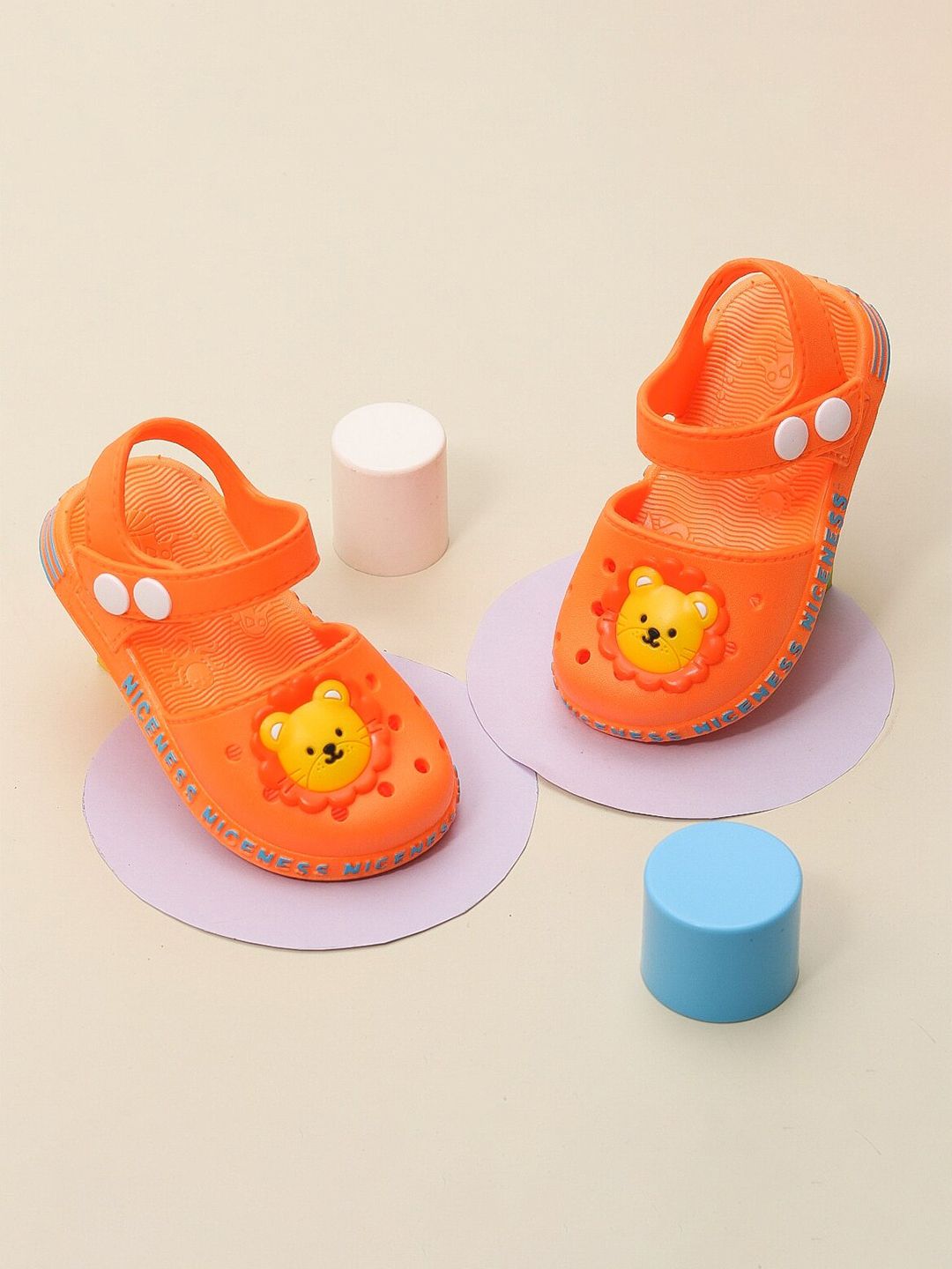 Yellow Bee Infant Boys Lion Applique Detail Clogs-image-17