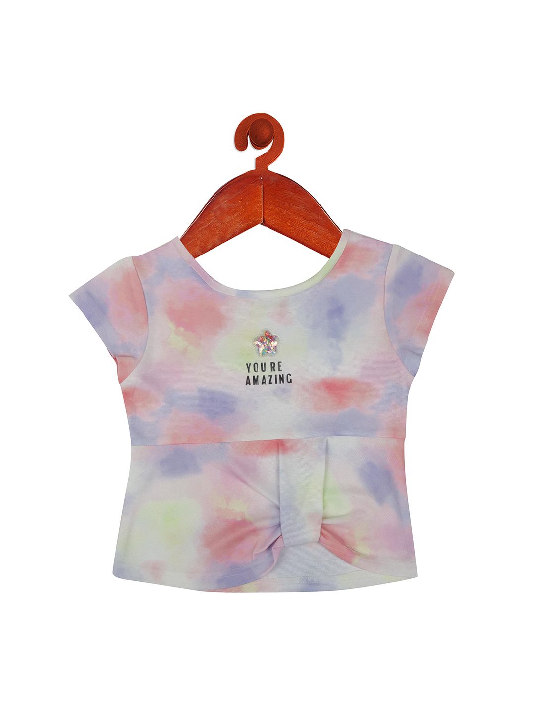 Tiny Girl Tie & Dye Round Neck Top-picture-19