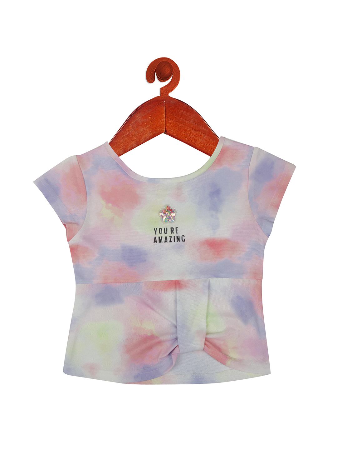 Tiny Girl Girls Tie & Dye Round Neck Short Sleeves Top-picture-16