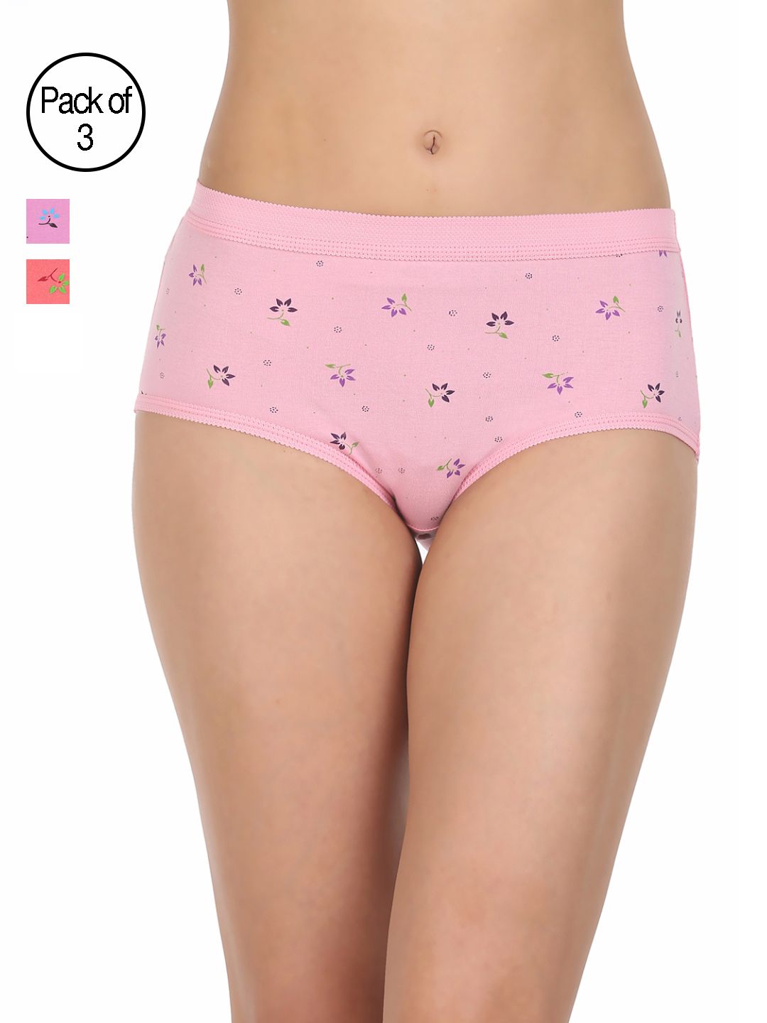 Bodycare Pack of 3 Assorted Hipster Briefs 22000-picture-31