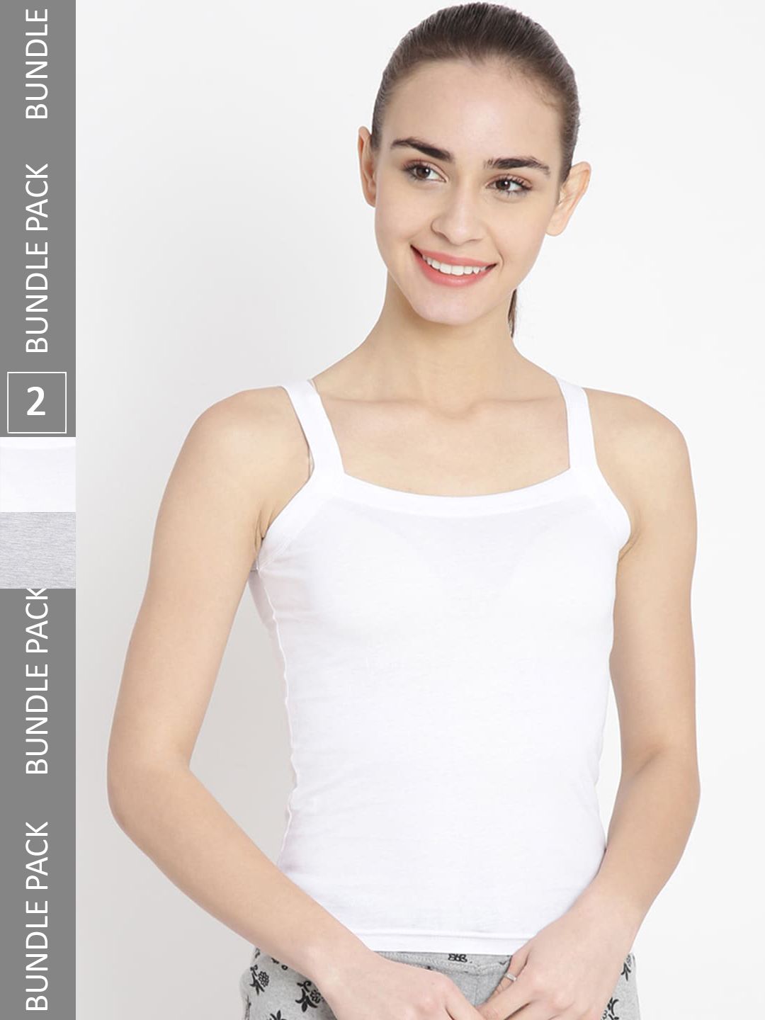 Leading Lady Women Pack Of 2 Pure Cotton Camisoles-picture-23