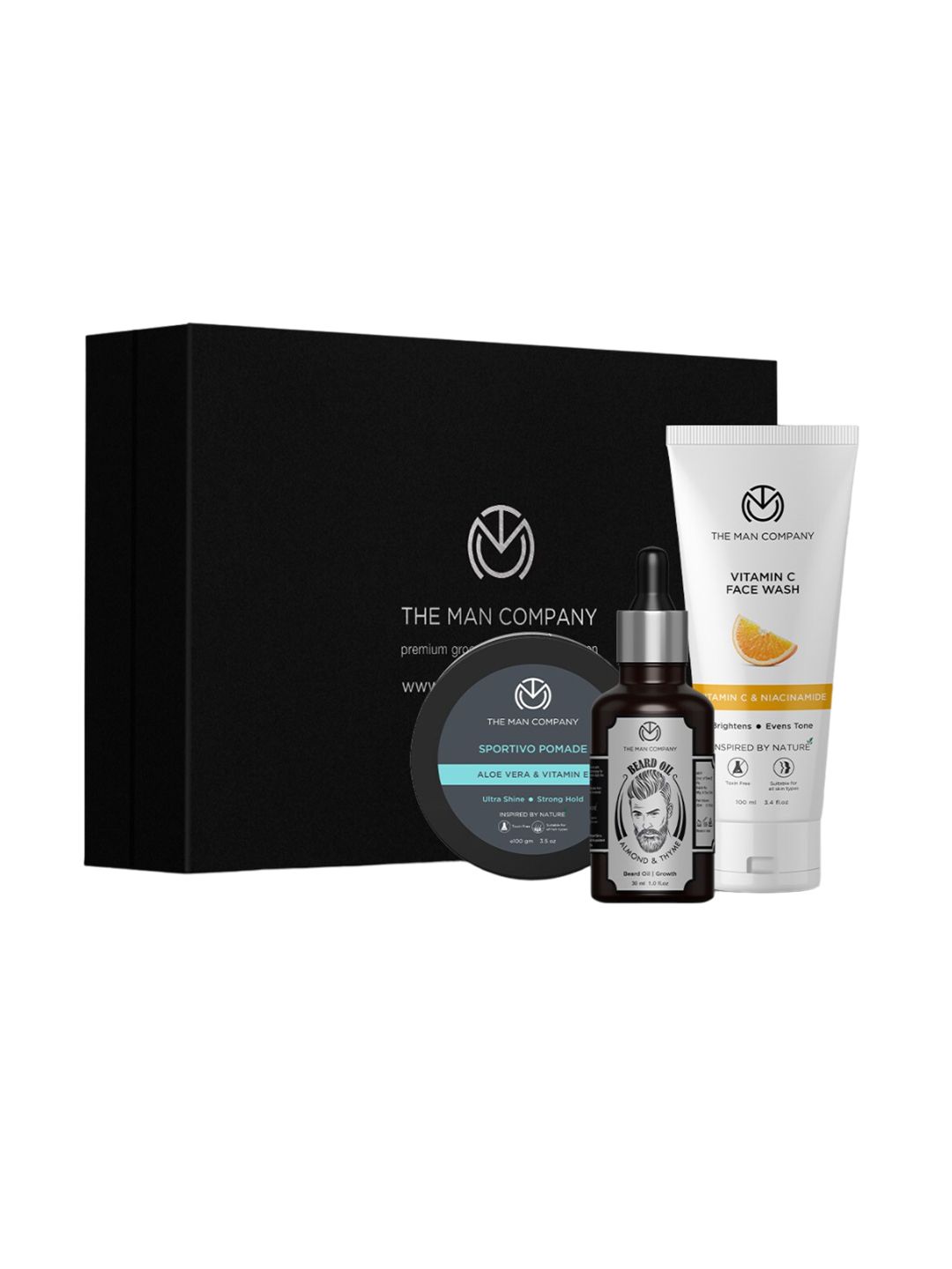 THE MAN COMPANY Set of 3 Essentials in a Go Skin Care Gift Set