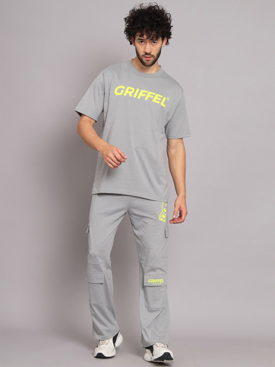 GRIFFEL Men Printed Cotton Loose Fit Track Suit-picture-25