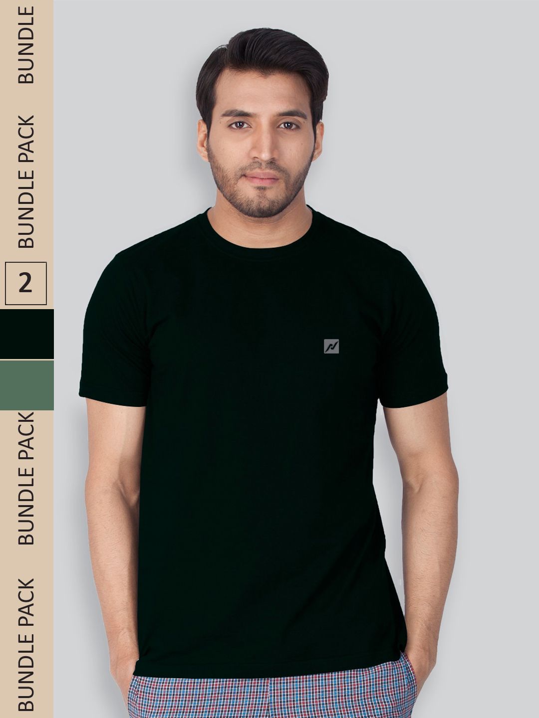 LUX NITRO Pack Of 2 Anti Odour Lounge T-shirt-picture-26