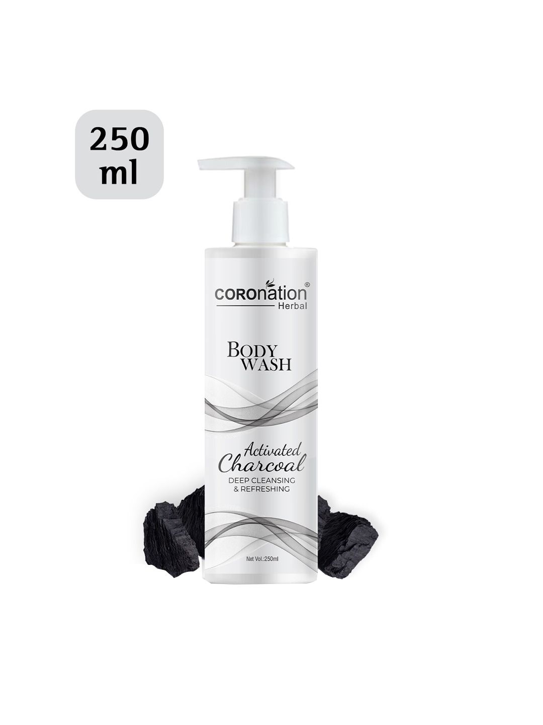 COROnation Herbal Activated Charcoal Deep Cleansing & Refreshing Body Wash - 250 ml-image-39
