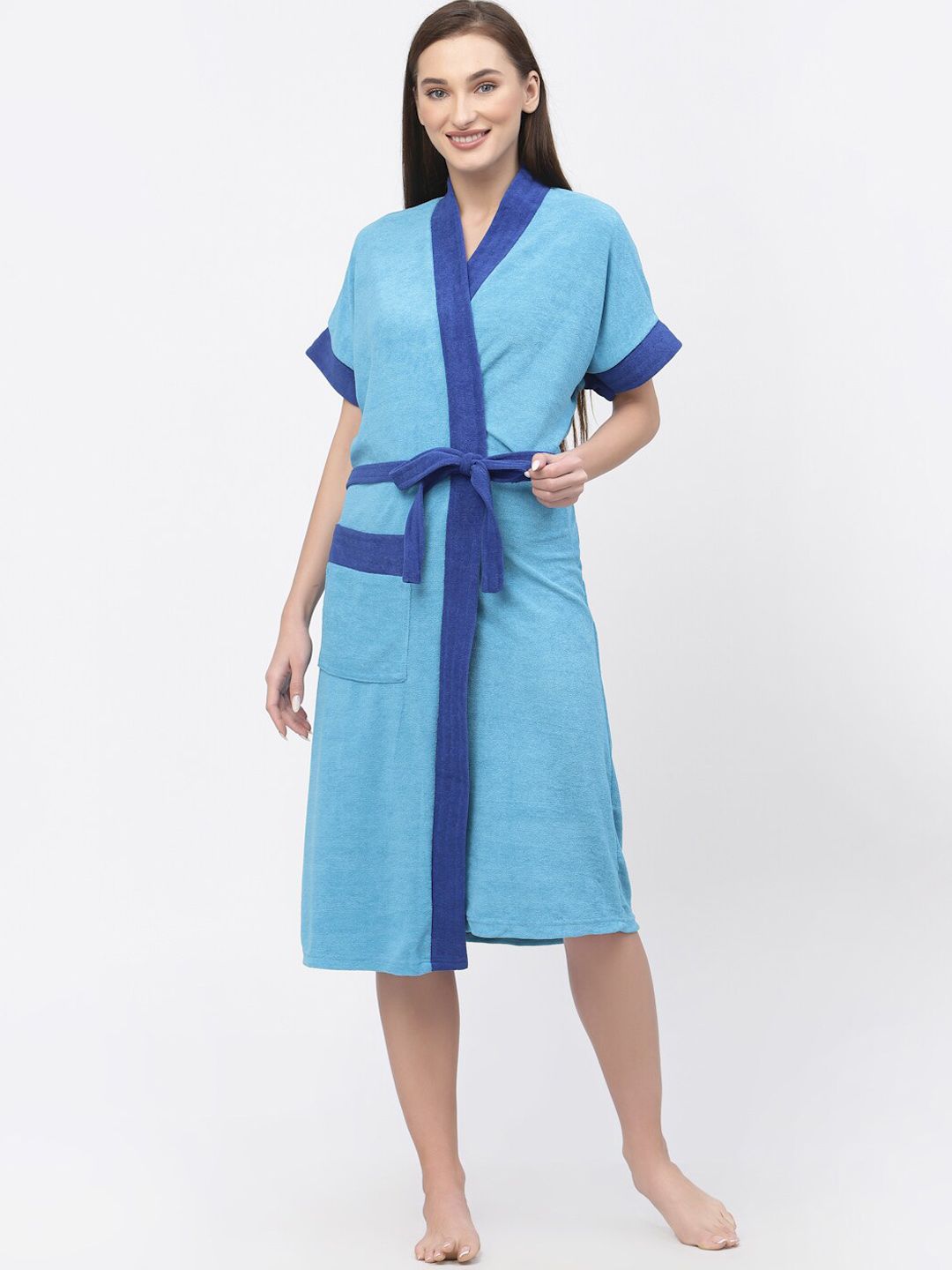 POORAK Women Terry Cotton Bath Robe-picture-25