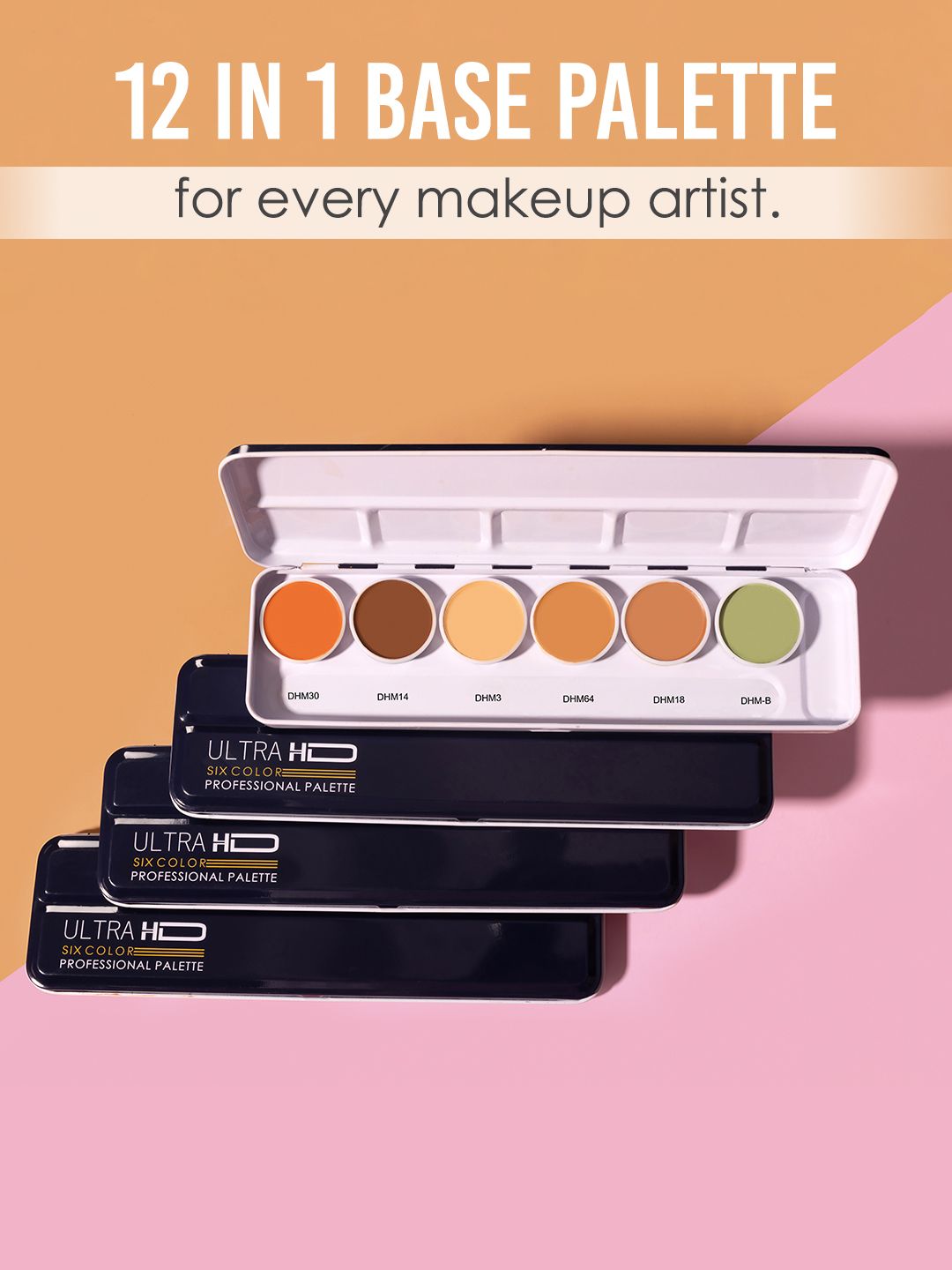 C2P PROFESSIONAL MAKEUP Ultra HD Cover & Conceal 6-In-1 Dermashield Palette - DMH-picture-29