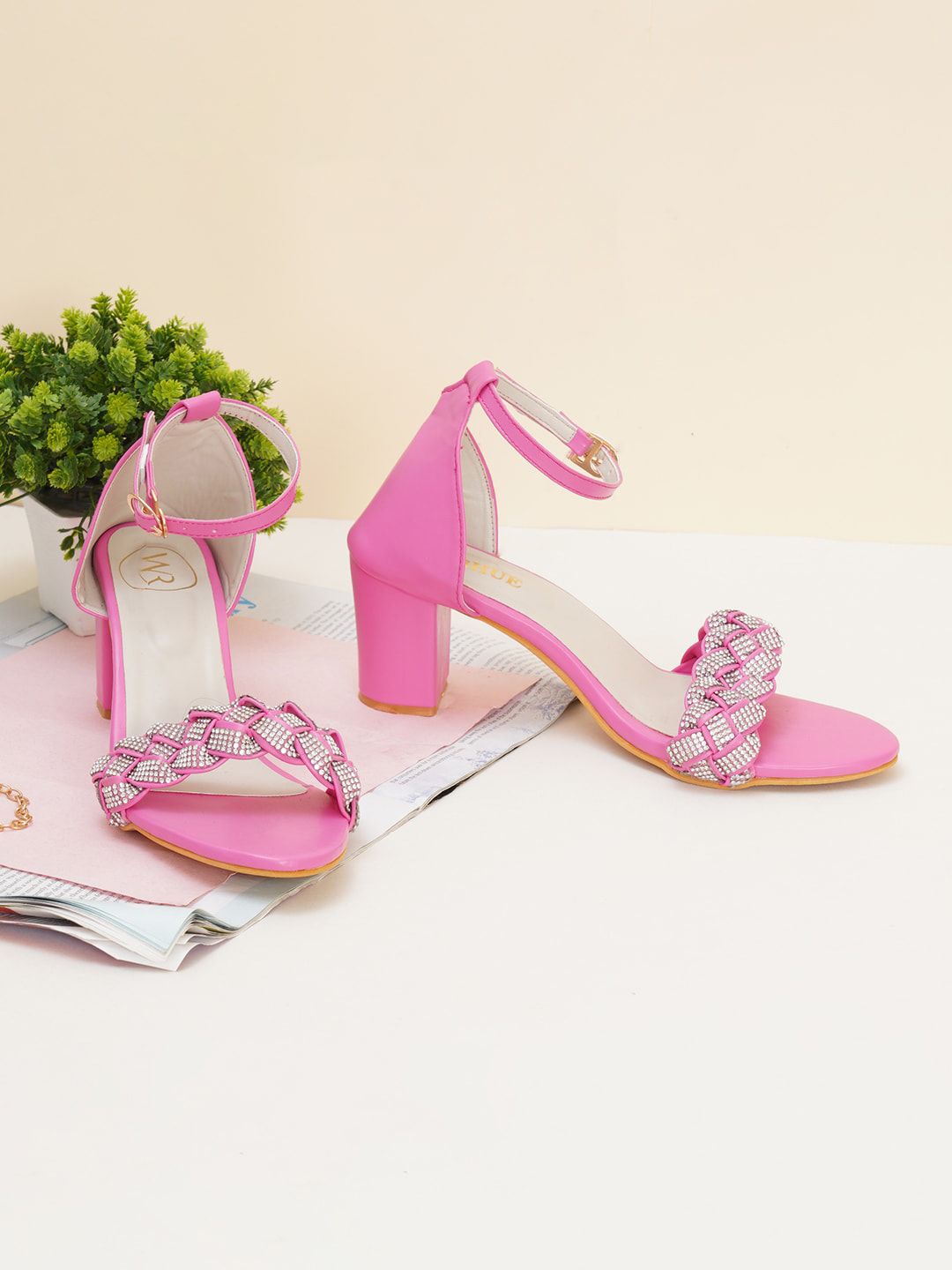 FABBHUE Embellished Block Heels-picture-21