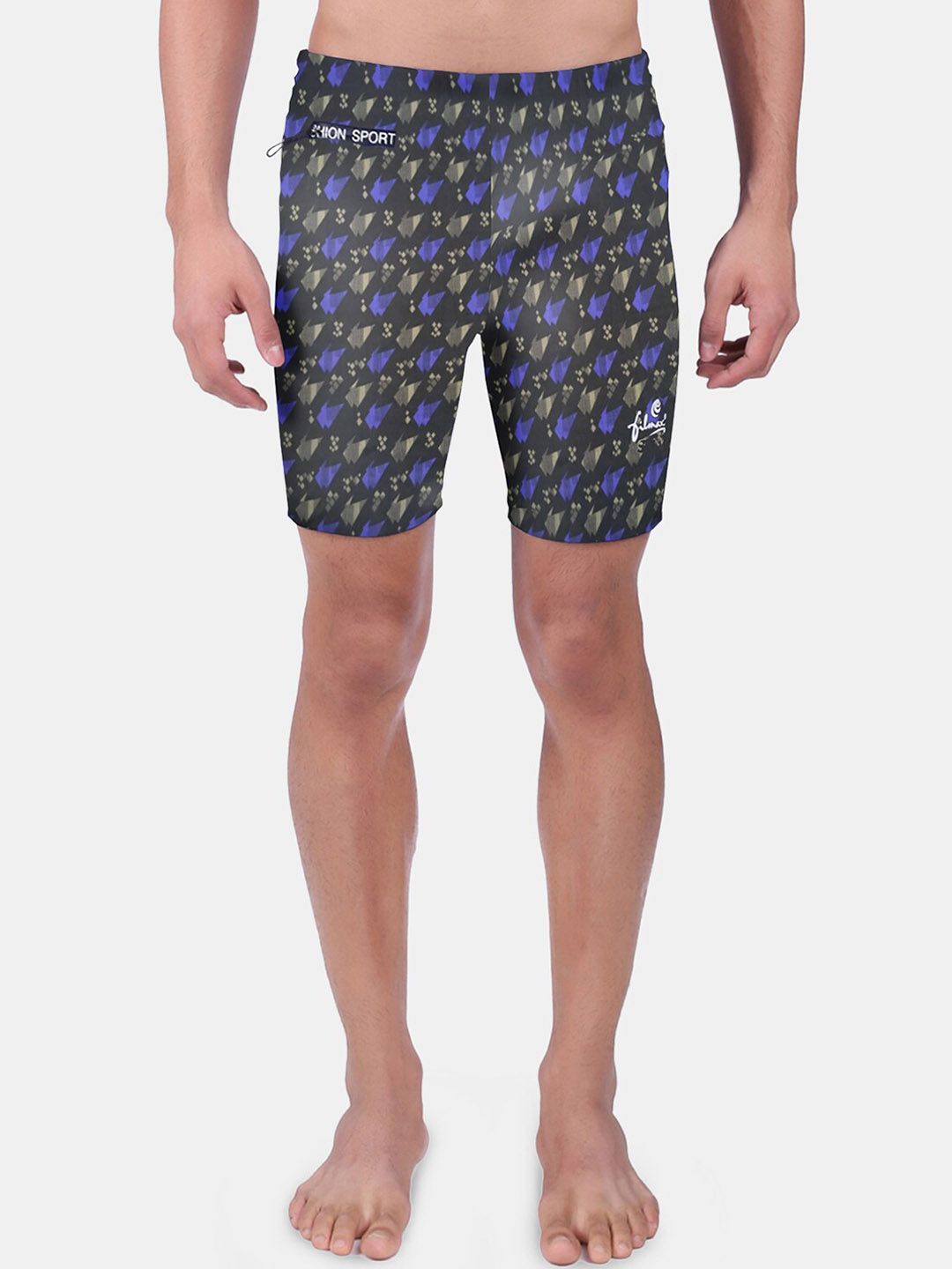 FILMAX ORIGINALS Men Printed Quick-Drying Jammer Swim Shorts-image-14