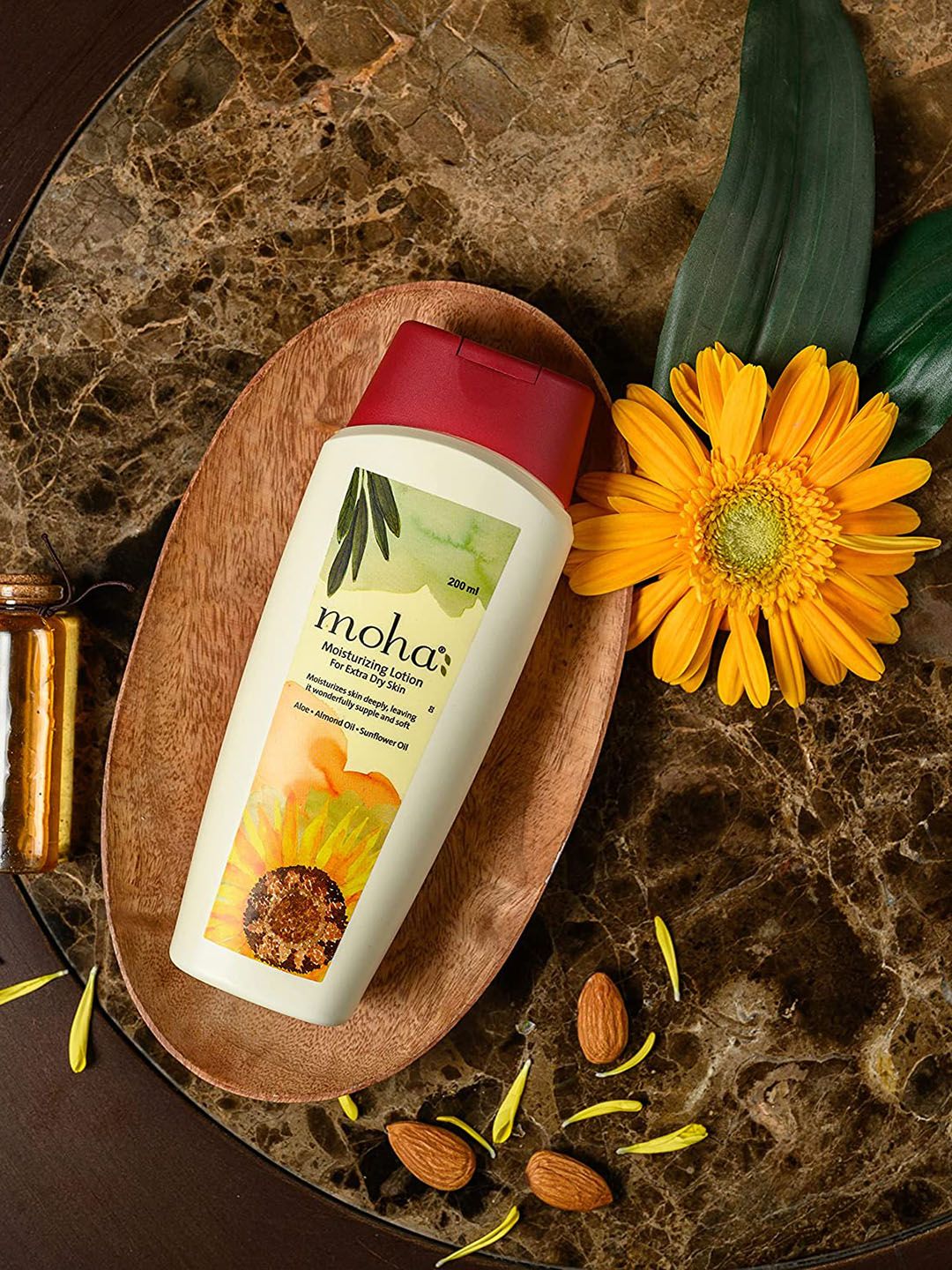 moha With Aloe Sunflower Oil & Almond Oil Moisturising Lotion-100ml-image-34